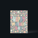 Cartão Postal FELIZ DIA DE AS MÃES Daisies Personalizadas Colori<br><div class="desc">Adicione seu próprio texto ou altere as cores. Dê uma olhada no meu compro para mais ou me avise se você quer algo personalizado.</div>