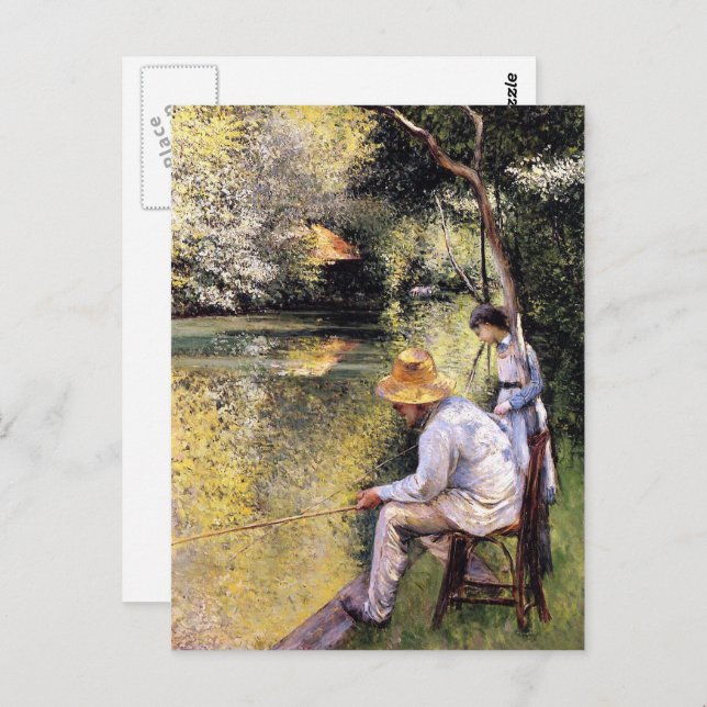 Cartão Postal Feliz Dia de os pais. Belas Artes (Frente/Verso)