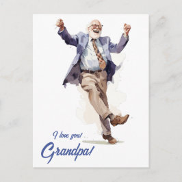 Cartão Postal Feliz Dia dos Avôs Personalizado.