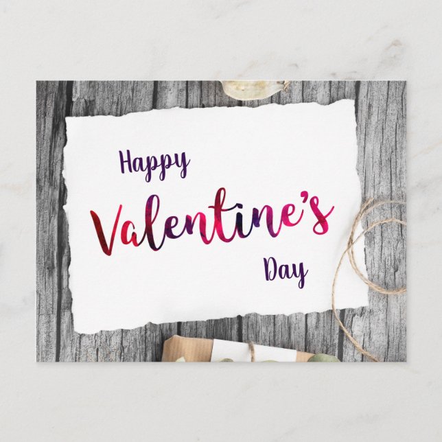 Cartão Postal Feliz Dia dos Namorados (Frente)