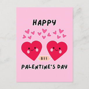 CARTÃO POSTAL FELIZ DIA DOS NAMORADOS, CORAÇÃO DE AMOR FOFO