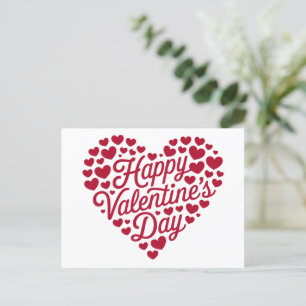 Cartão Postal Feliz Dia dos Namorados Namorado Amor Coração