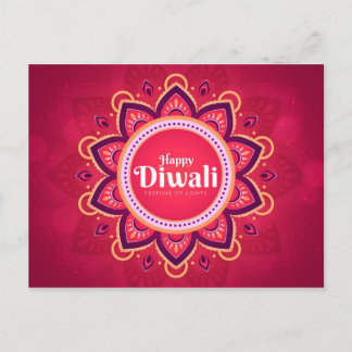 Cartão Postal Feliz Diwali