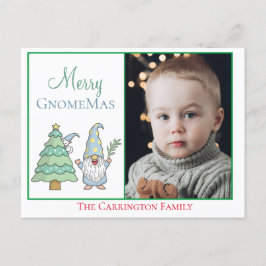 Cartão Postal Feliz Fotográfica GnomoMas Feriado Fúria Fúnebre P
