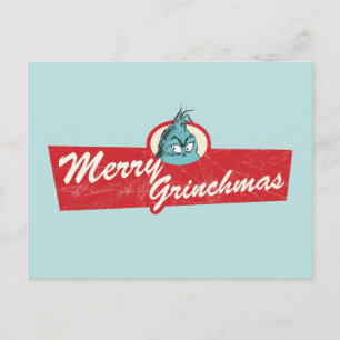 Cartão Postal Feliz Grinchmas Citação O Grinch
