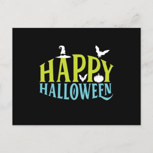 Cartão Postal Feliz Halloween