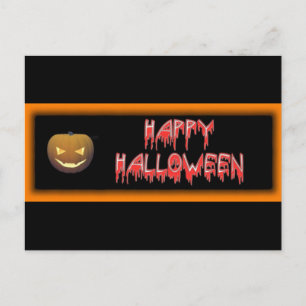 Cartão Postal Feliz Halloween