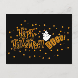 Cartão Postal Feliz Halloween assombração