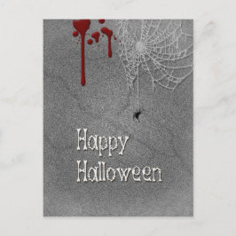 Cartão Postal Feliz Halloween Spooky Gravestone