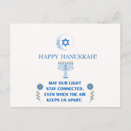 Cartão Postal Feliz Hanukkah!