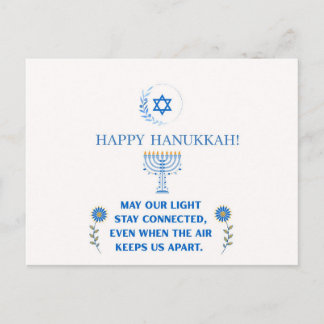 Cartão Postal Feliz Hanukkah!