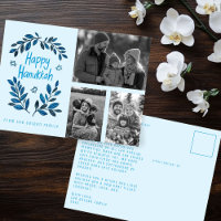 Feliz Hanukkah Holiday CUSTOM 3 FOTOS