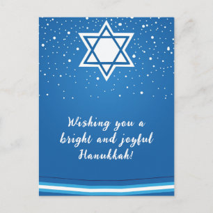 Cartão Postal 🕎 Feliz Hanukkah, personalizável