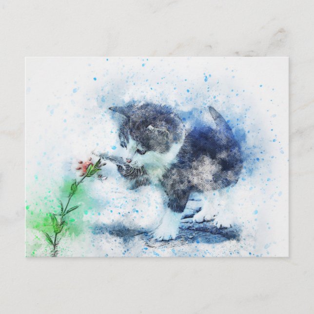 Cartão Postal Feliz jogo postal (Frente)