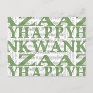Cartão Postal Feliz Kwanzaa Moderno