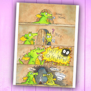 Cartão Postal Feliz lar