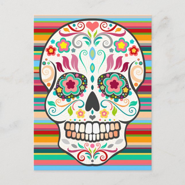 Cartão Postal Feliz Muertos - Cartão-postal Feliz de Açúcar (Frente)