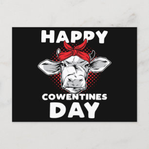 Cartão Postal Feliz Namorados do Presente do Dia das Cowentines