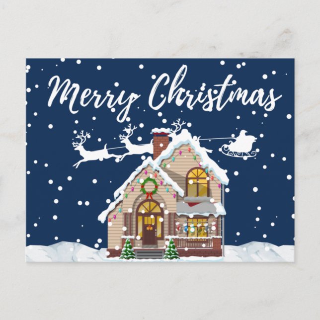 Cartão Postal Feliz Natal (Frente)