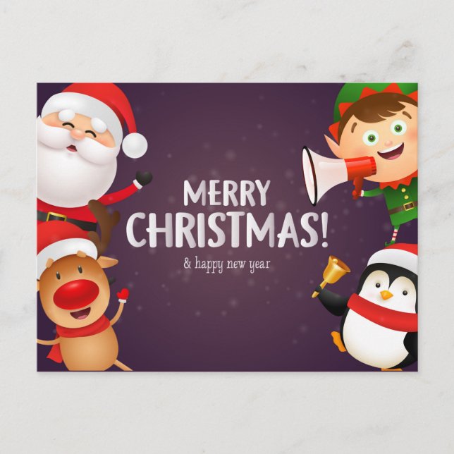 Cartão Postal Feliz Natal (Frente)