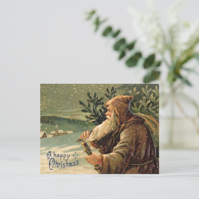 Cartão Postal Feliz Natal (Em pé/Frente)