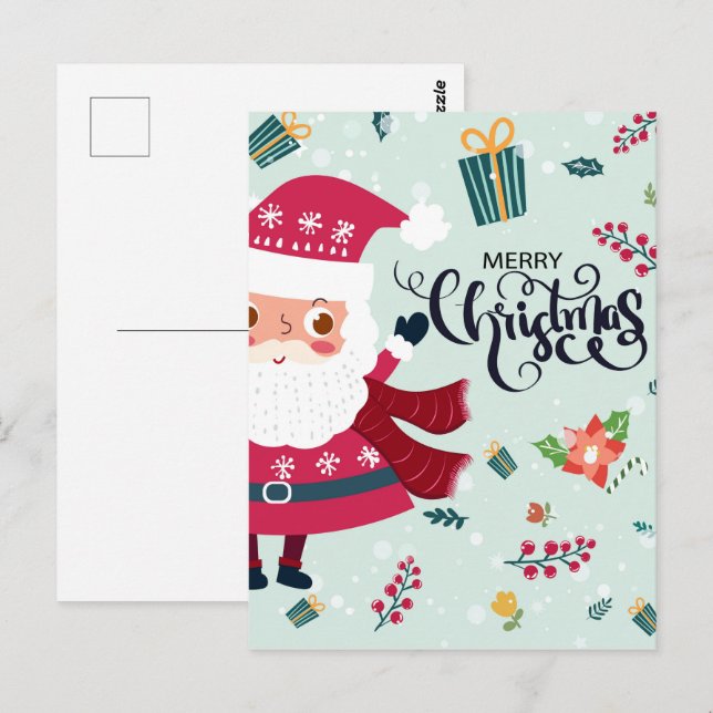 Cartão Postal Feliz Natal (Frente/Verso)