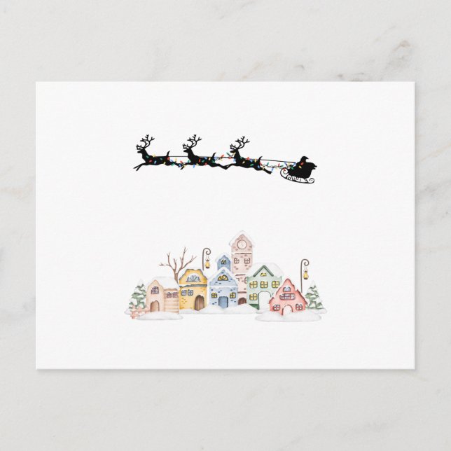 Cartão Postal Feliz Natal (Frente)