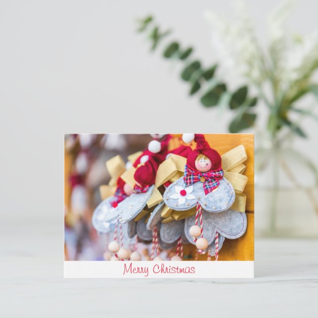 Cartão Postal Feliz Natal (Em pé/Frente)