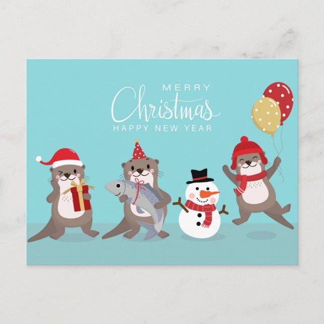 Cartão Postal Feliz Natal (Frente)