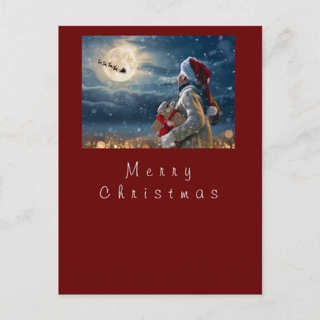 Cartão postal Feliz Natal (Frente)