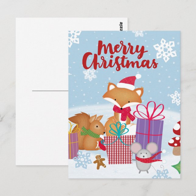 Cartão Postal Feliz Natal (Frente/Verso)