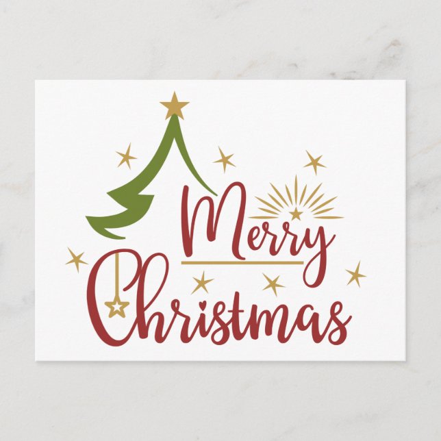 Cartão Postal Feliz Natal (Frente)