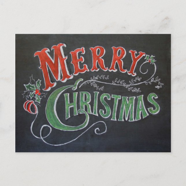 Cartão Postal Feliz Natal (Frente)