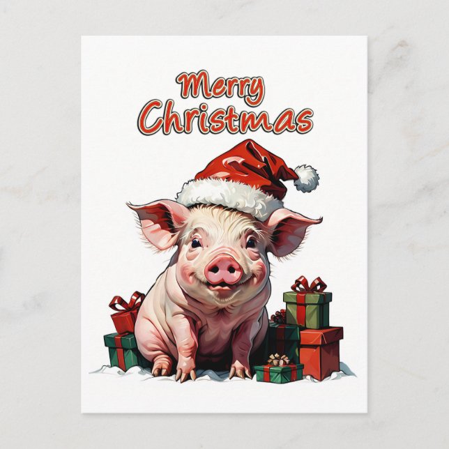 Cartão Postal feliz natal (Frente)