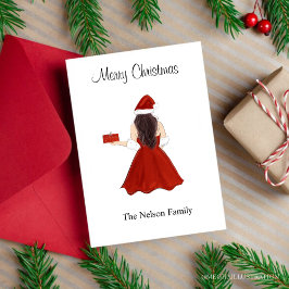 Cartão Postal feliz natal,