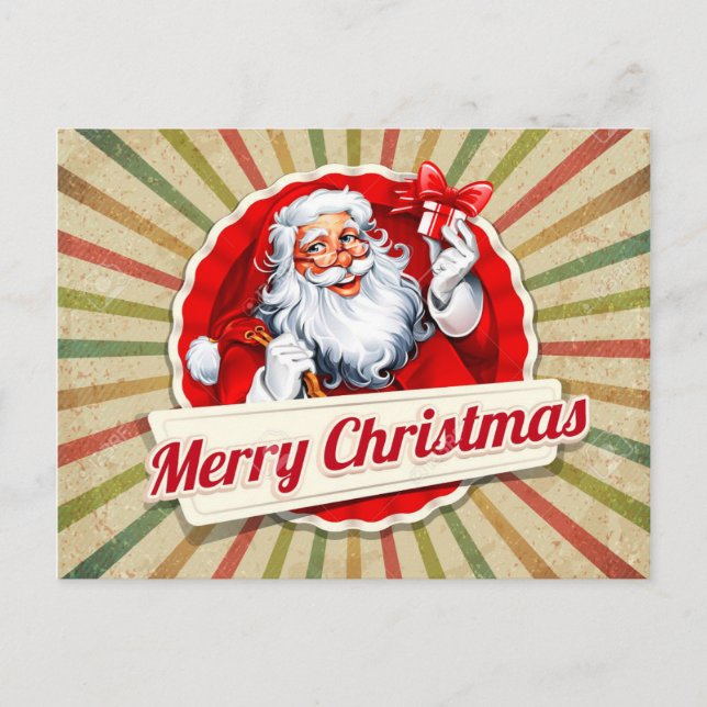 Cartão Postal Feliz Natal (Frente)