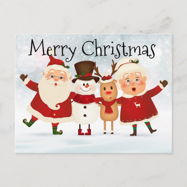Cartão Postal Feliz Natal (Frente)