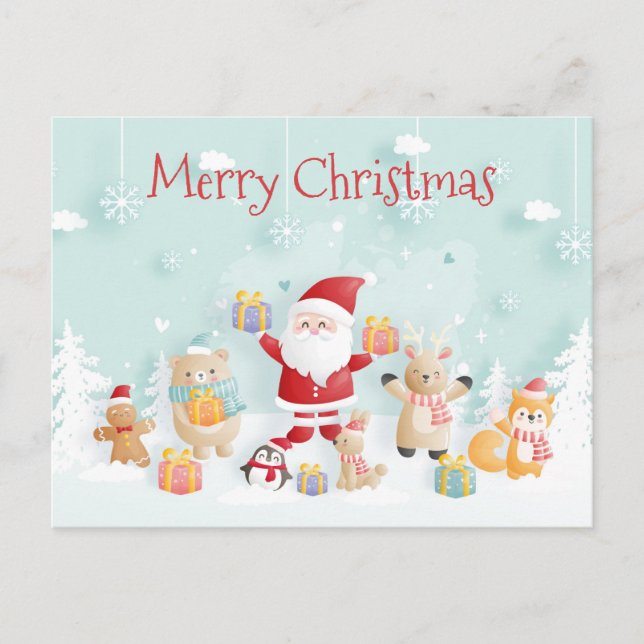 Cartão Postal Feliz Natal (Frente)