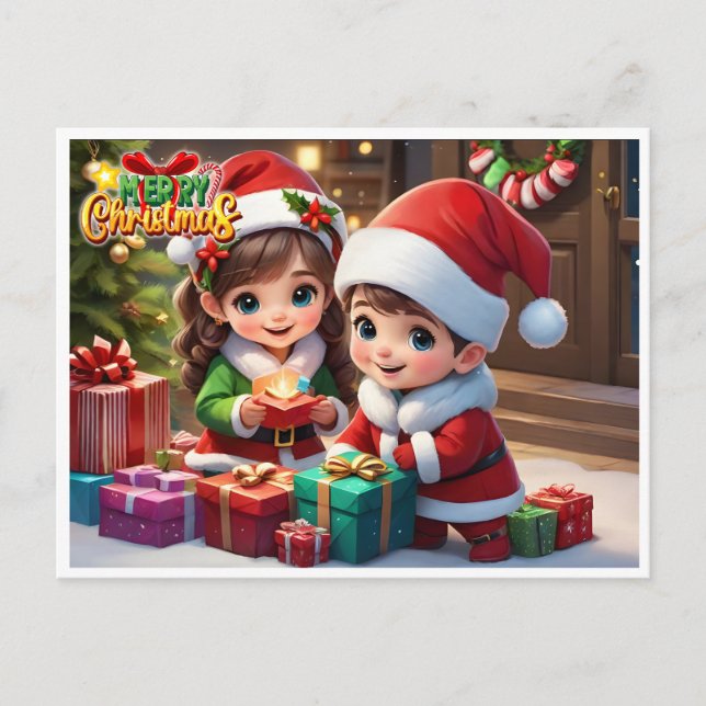 Cartão Postal Feliz Natal (Frente)