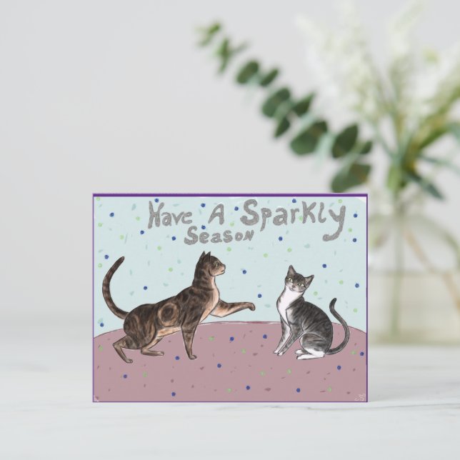 Cartão Postal Feliz Natal 2021 (Em pé/Frente)