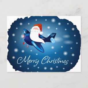 Cartão Postal Feliz Natal com Papais noeis