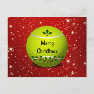 Cartão Postal Feliz Natal, design de tênis festivo