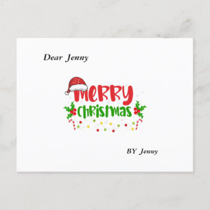 Cartão Postal Feliz Natal: Design para criar uma atmosfera festi