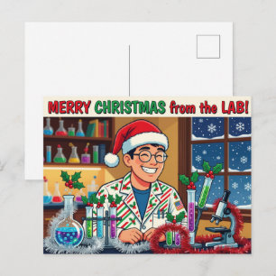 Cartão Postal Feliz Natal do Laboratório!