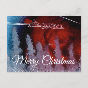 Cartão Postal Feliz Natal dos Papais noeis