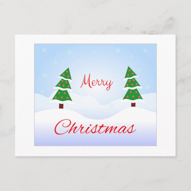 Cartão Postal Feliz Natal e Feliz ano novo! (Frente)