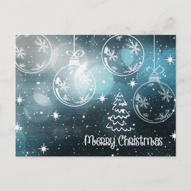 Cartão Postal Feliz Natal e Feliz ano novo (Frente)