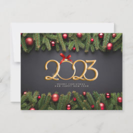 Cartão Postal Feliz Natal e Feliz ano novo 2023
