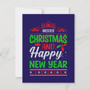 Cartão Postal Feliz Natal E Feliz ano novo-61064