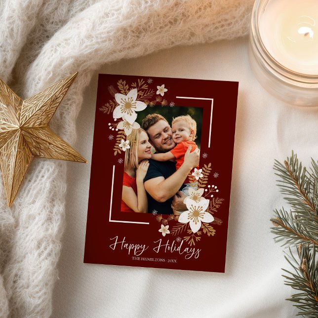 Cartão Postal Feliz Natal Feriados Brancos Feriados Feriados Bra (Criador carregado)